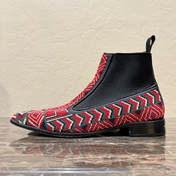Donald Pliner Beaded Chelsea Boots - Picture 3 of 16